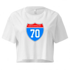 Ladies Festival Cali Crop Top Tee