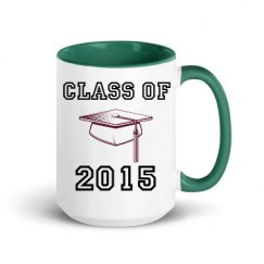 15oz Ceramic Mug with Color Inside