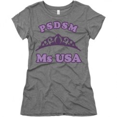 Ladies Slim Fit Super Soft Triblend Tee