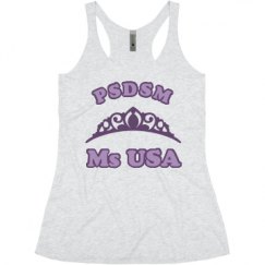 Ladies Slim Fit Super Soft Racerback Triblend Tank