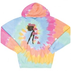 Unisex Tie-Dye Fleece Hoodie