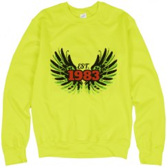 Unisex Neon Crewneck Sweatshirt