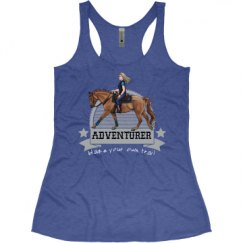 Ladies Slim Fit Super Soft Racerback Triblend Tank