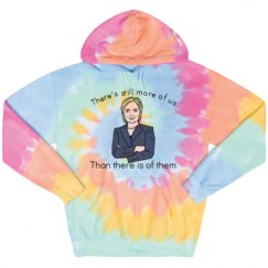 Unisex Tie-Dye Fleece Hoodie