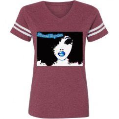 Ladies Relaxed Fit Vintage Sports Tee