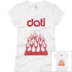 CW DATI NEON FLAG SLIMFIT TOP