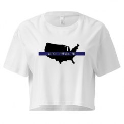 Ladies Festival Cali Crop Top Tee