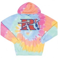 Unisex Tie-Dye Fleece Hoodie
