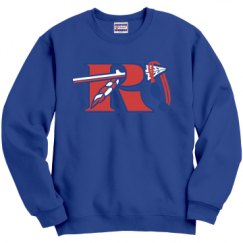 Unisex Film and Foil Crewneck Sweatshirt