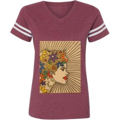 Ladies Relaxed Fit Vintage Sports Tee
