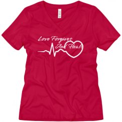 Ladies Relaxed Fit V-Neck Tee