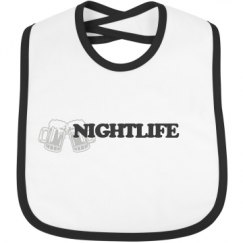 Infant Contrast Trim Bib