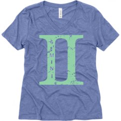 Ladies Relaxed Fit Super Soft Triblend V-Neck Tee