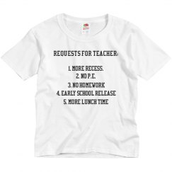 Teacher Requests.