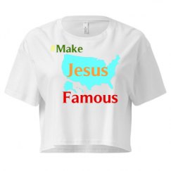 Ladies Festival Cali Crop Top Tee