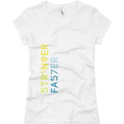 Ladies Slim Fit Basic Promo Jersey Tee