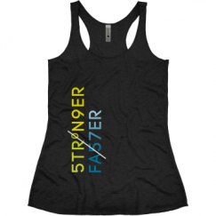 Ladies Slim Fit Super Soft Racerback Triblend Tank
