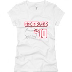 Ladies Slim Fit Basic Promo Jersey Tee