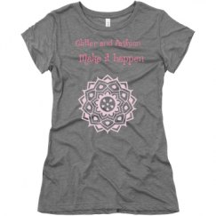 Ladies Slim Fit Super Soft Triblend Tee