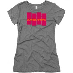 Ladies Slim Fit Super Soft Triblend Tee