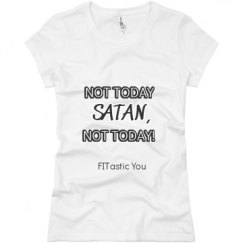 Ladies Slim Fit Basic Promo Jersey Tee