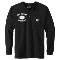 Unisex Carhartt Long Sleeve Henley Tee