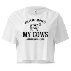 Ladies Festival Cali Crop Top Tee