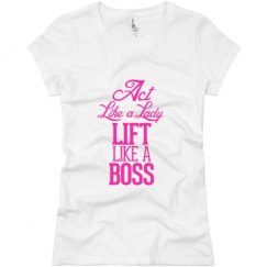 Ladies Slim Fit Basic Promo Jersey Tee