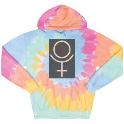 Unisex Tie-Dye Fleece Hoodie