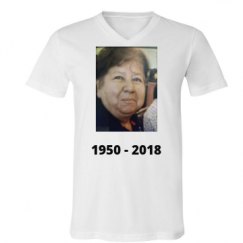 Unisex V-Neck Jersey Tee