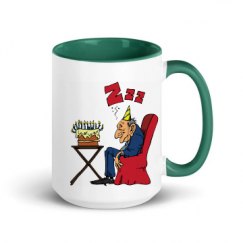 15oz Ceramic Mug with Color Inside