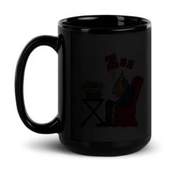 15oz Black Glossy Mug
