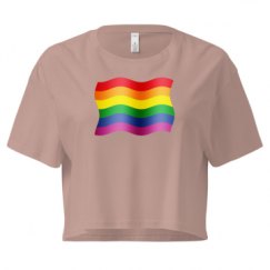 Ladies Festival Cali Crop Top Tee