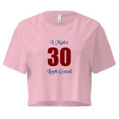 Ladies Festival Cali Crop Top Tee