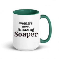 15oz Ceramic Mug with Color Inside