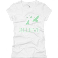 Ladies Slim Fit Basic Promo Jersey Tee