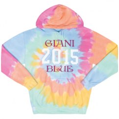 Unisex Tie-Dye Fleece Hoodie