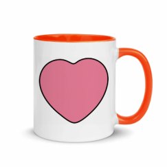 11oz Ceramic Mug with Color Inside