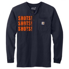 Unisex Carhartt Long Sleeve Henley Tee 