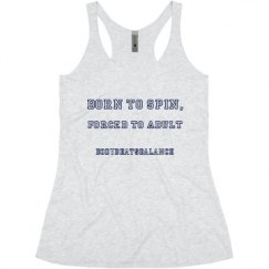 Ladies Slim Fit Super Soft Racerback Triblend Tank