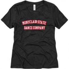 Ladies Relaxed Fit Super Soft Triblend V-Neck Tee