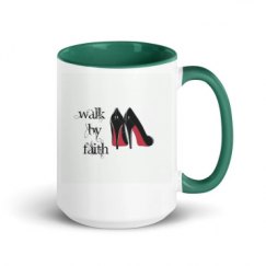 15oz Ceramic Mug with Color Inside