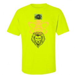 Unisex Ultra Cotton Safety Neon Crewneck Tee