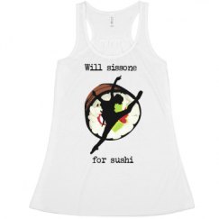 Ladies Flowy Racerback Tank