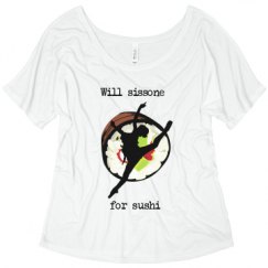 Ladies Flowy Slouchy Tee