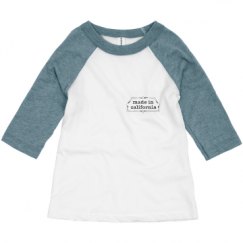 Toddler 3/4 Sleeve Raglan Tee