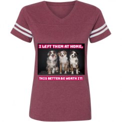 Ladies Relaxed Fit Vintage Sports Tee