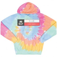 Unisex Tie-Dye Fleece Hoodie