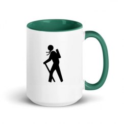 15oz Ceramic Mug with Color Inside