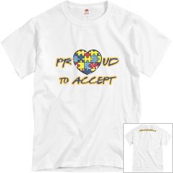 Proud to accept heart t
